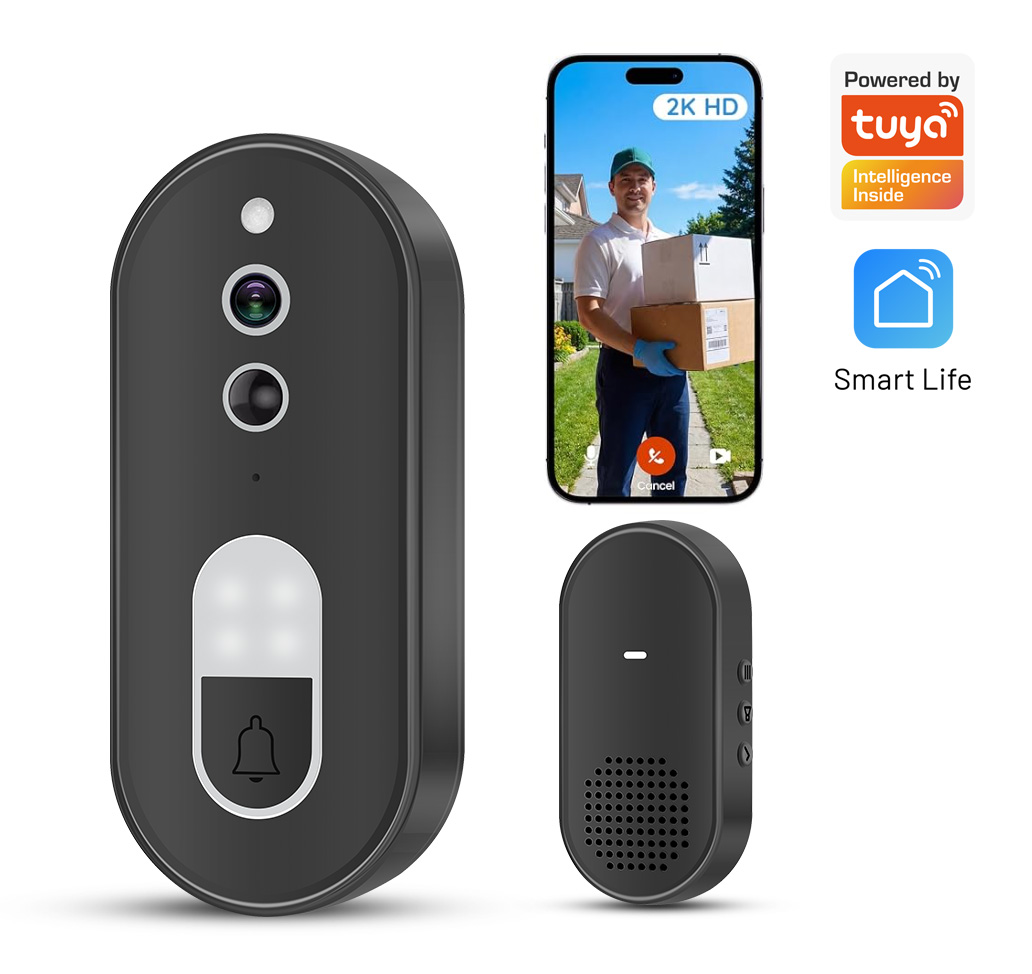 Home Cinema Alexa - Sonnette vidéo sans fil WiFi Tuya