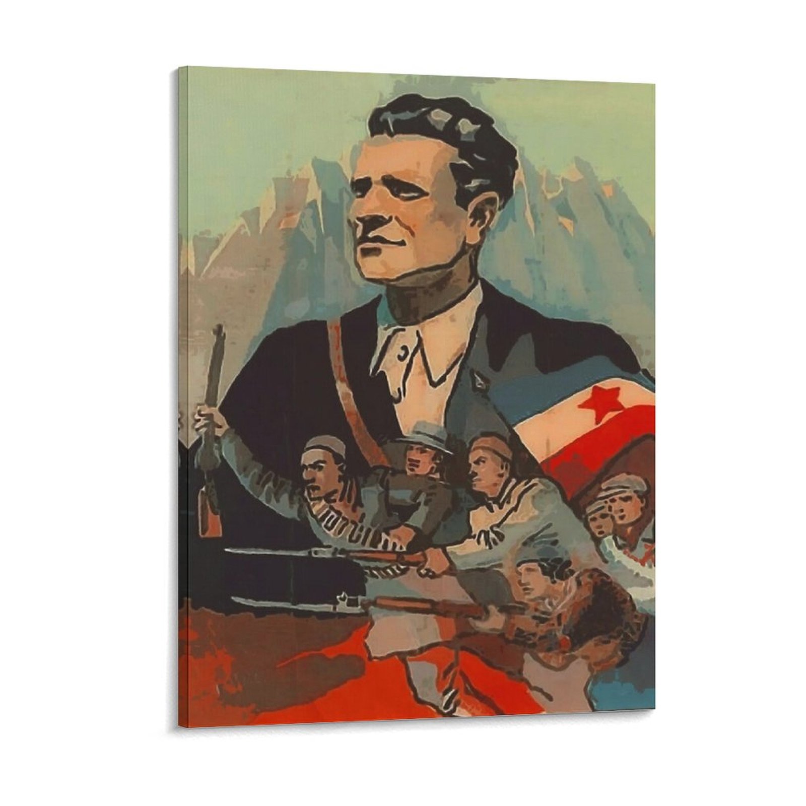 Home Cinema Wall - Jugoslavija Josip Broz Tito affiche vieux