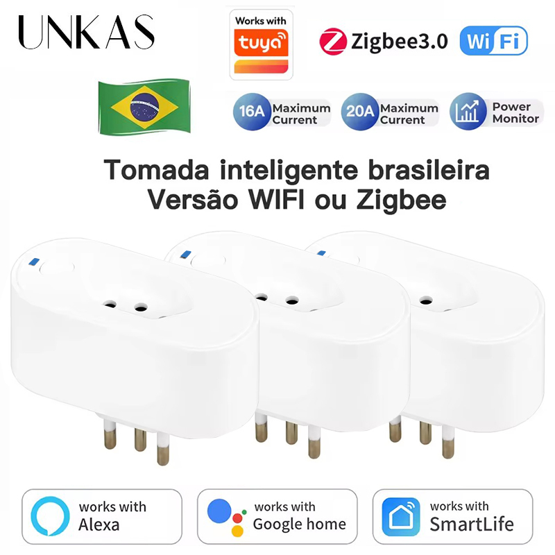 Home Cinema Alexa - UNKAS fonctionne avec la prise brésilienne