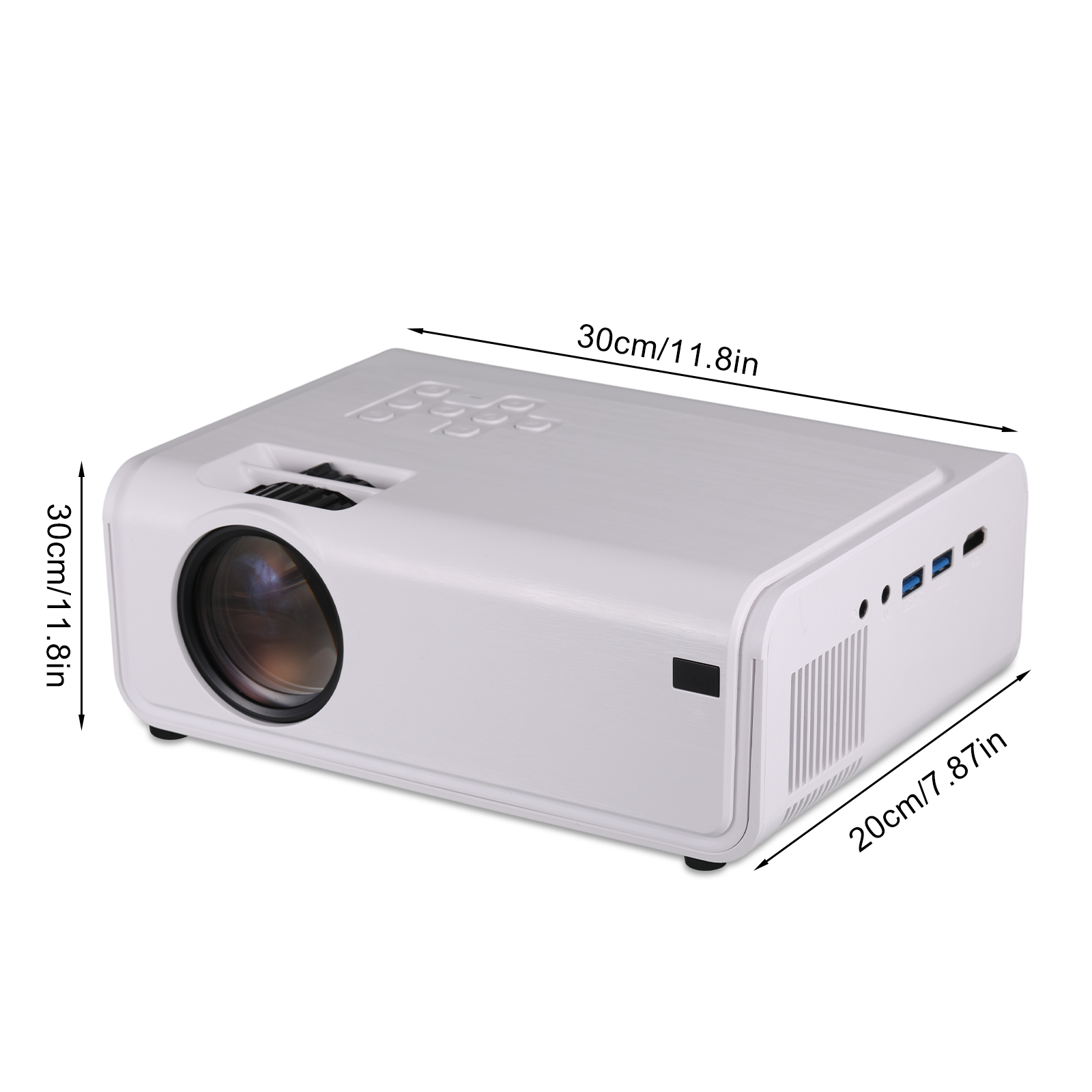 Home Cinema Blanc - Projecteur de Module de Fabrication Avancée,