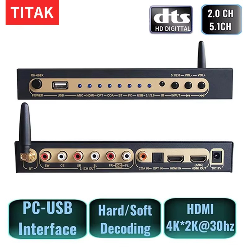 Home Cinema Hdmi - Extracteur Audio compatible HDMI DTS Audio