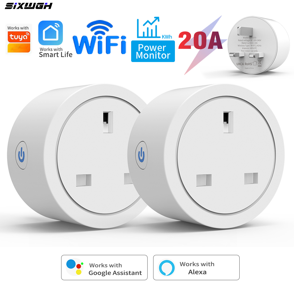Home Cinema Alexa - Prise intelligente WiFi Tuya 20A avec