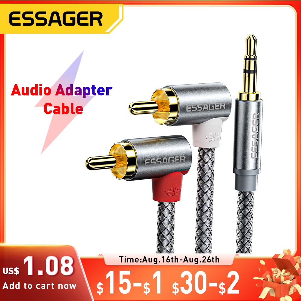 Home Cinema Heos - Essager 90 ° Câble Audio stéréo