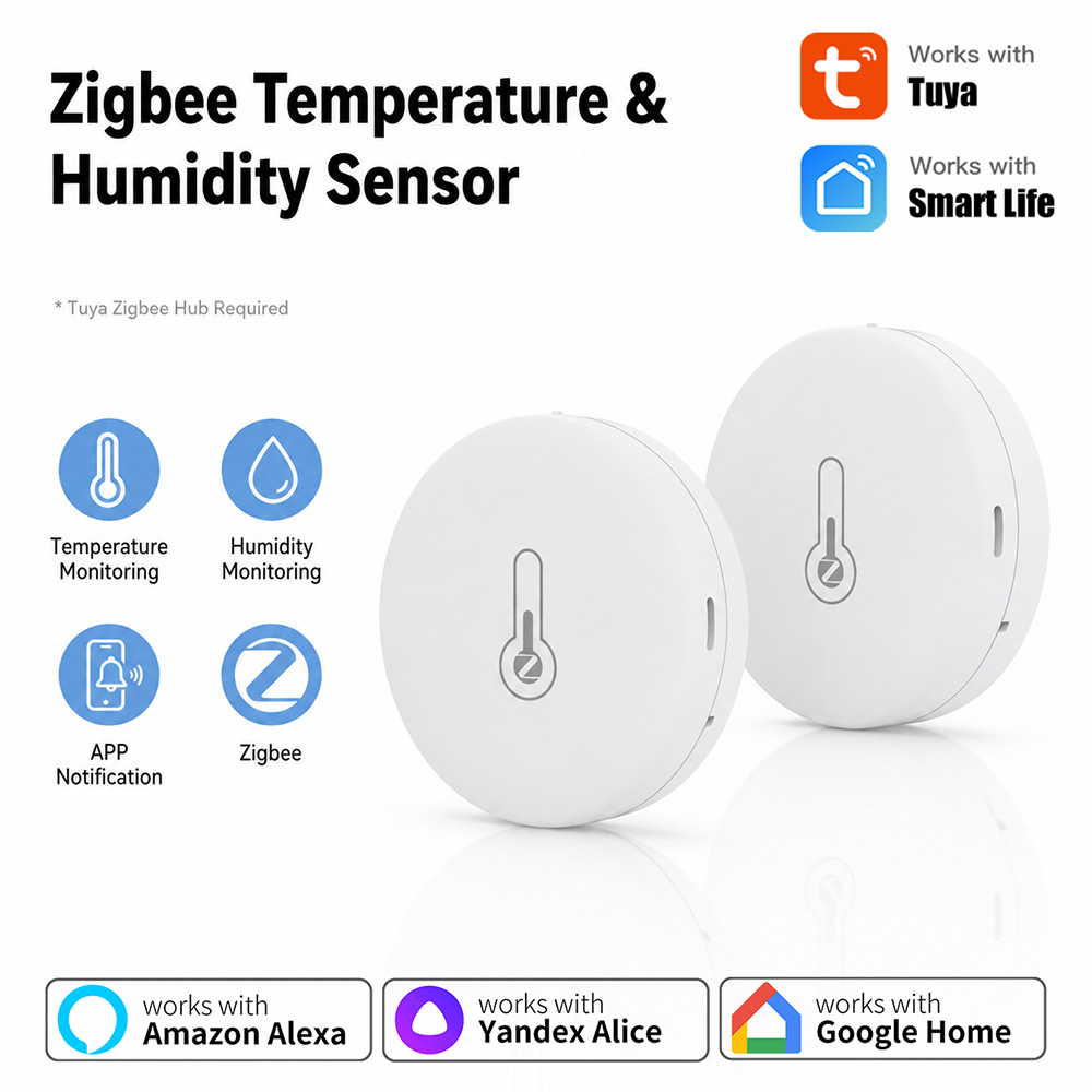 Home Cinema Alexa - Tuya Zigbee – capteur de température
