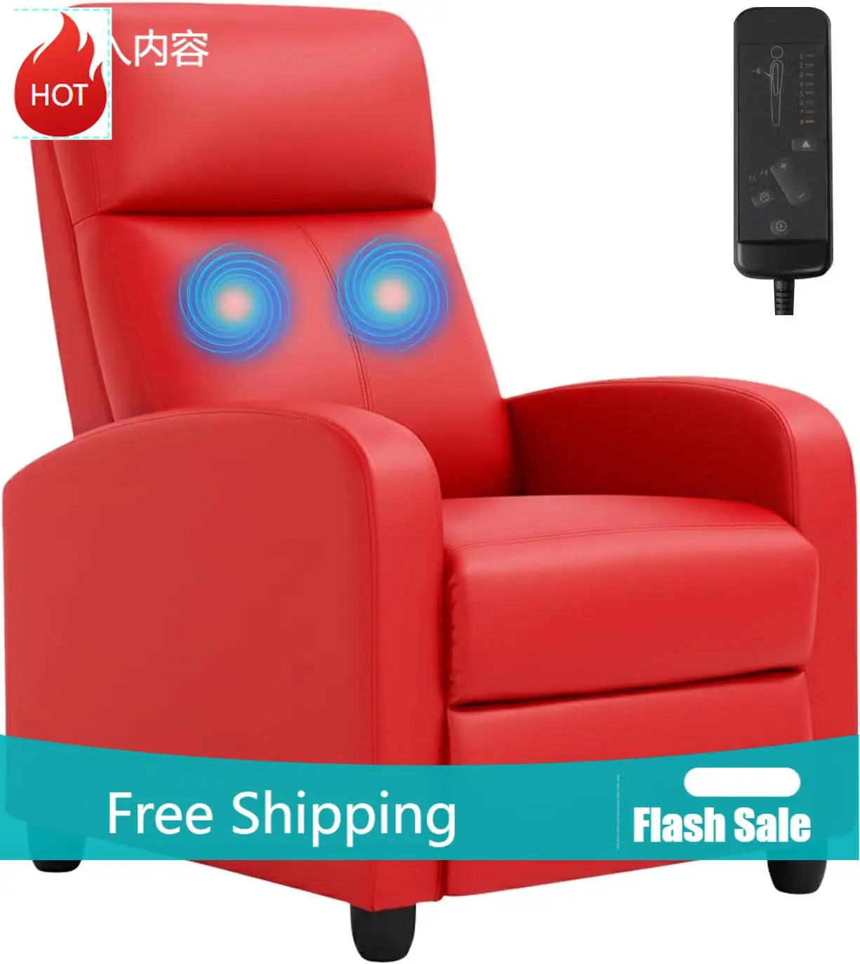 Home Cinema Couch - Fauteuil de massage inclinable en cuir