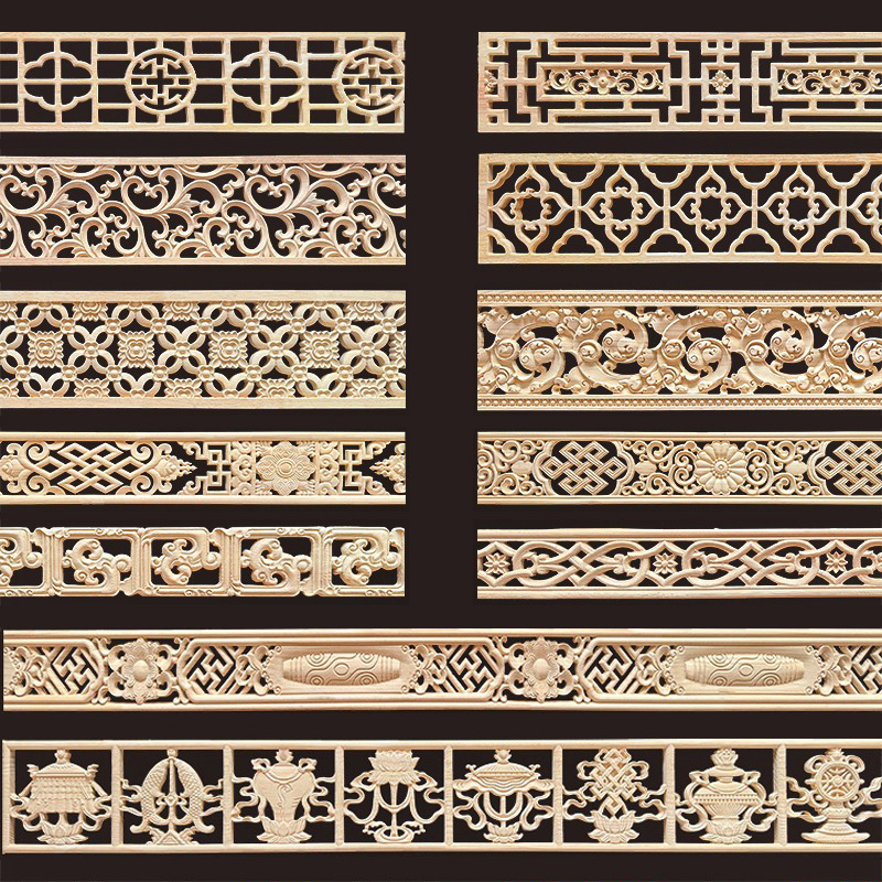 Home Cinema Wall - Moulage décoratif en bois sculpté, coin