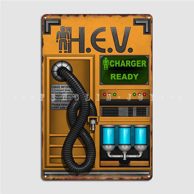 Home Cinema Wall - Panneau métallique avec chargeur Half Life