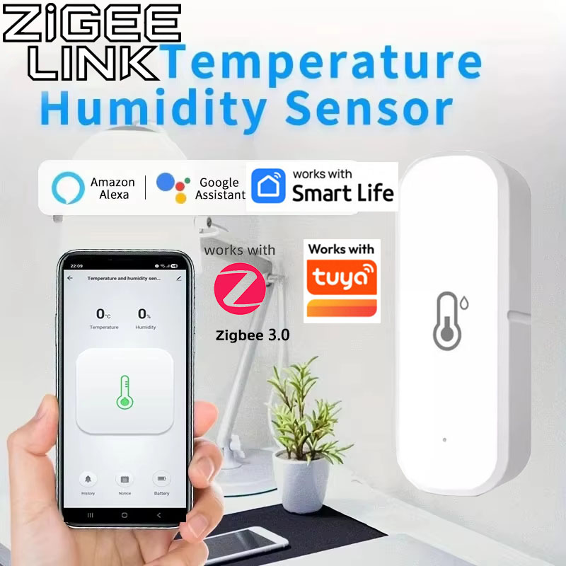 Home Cinema Alexa - Capteur de température et d'humidité Tuya