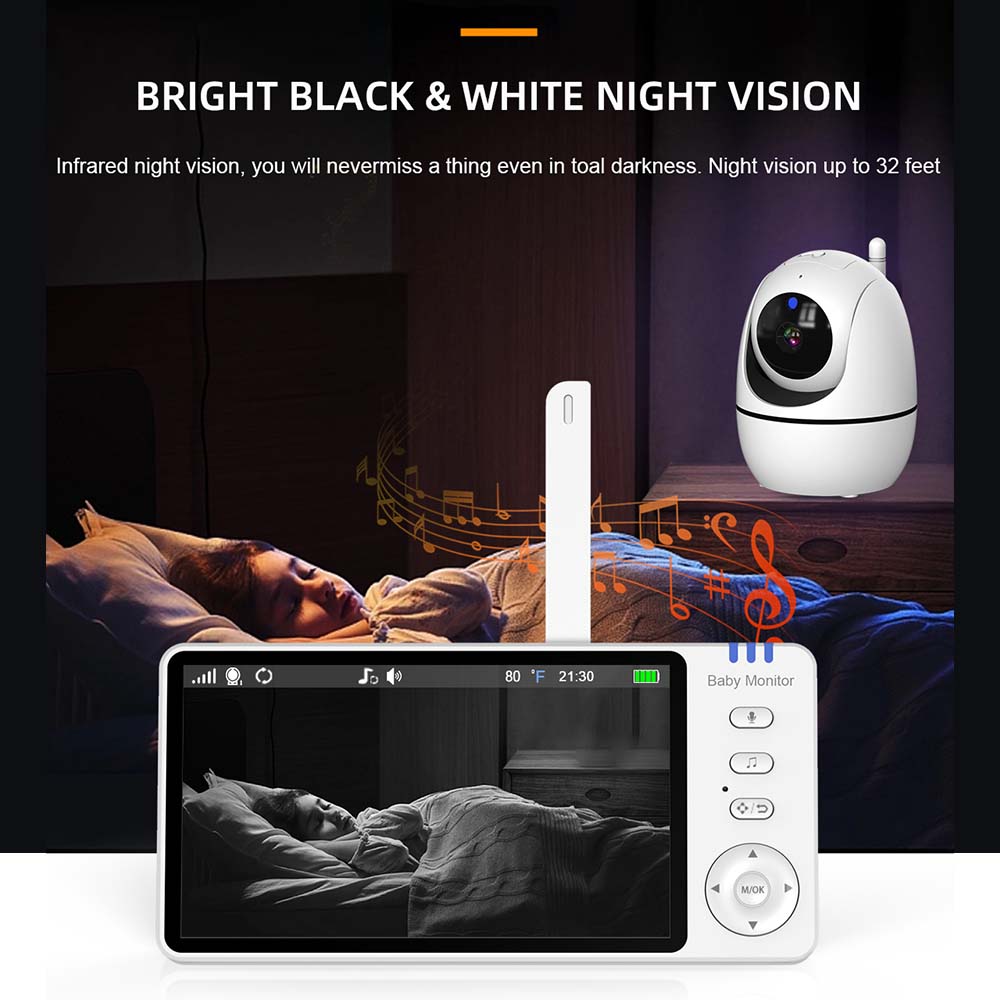Moniteur vidéo pour bébé de 5  - Home Cinema Wireless avis et prix