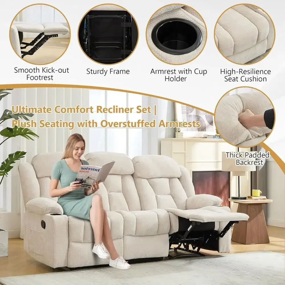 Canapé inclinable 3 places en  - Home Cinema Couch avis et prix