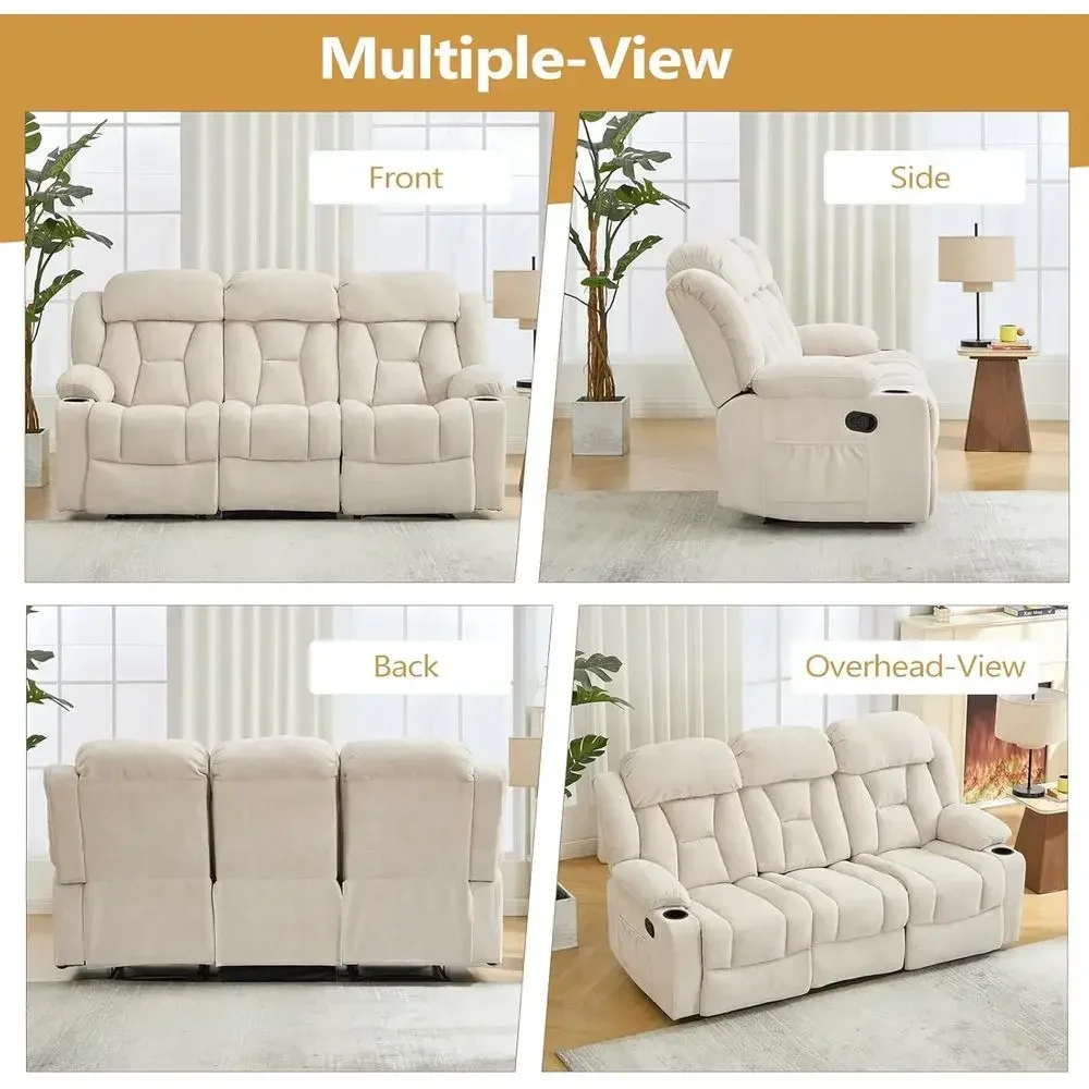 Canapé inclinable 3 places en  - Home Cinema Couch avis et prix