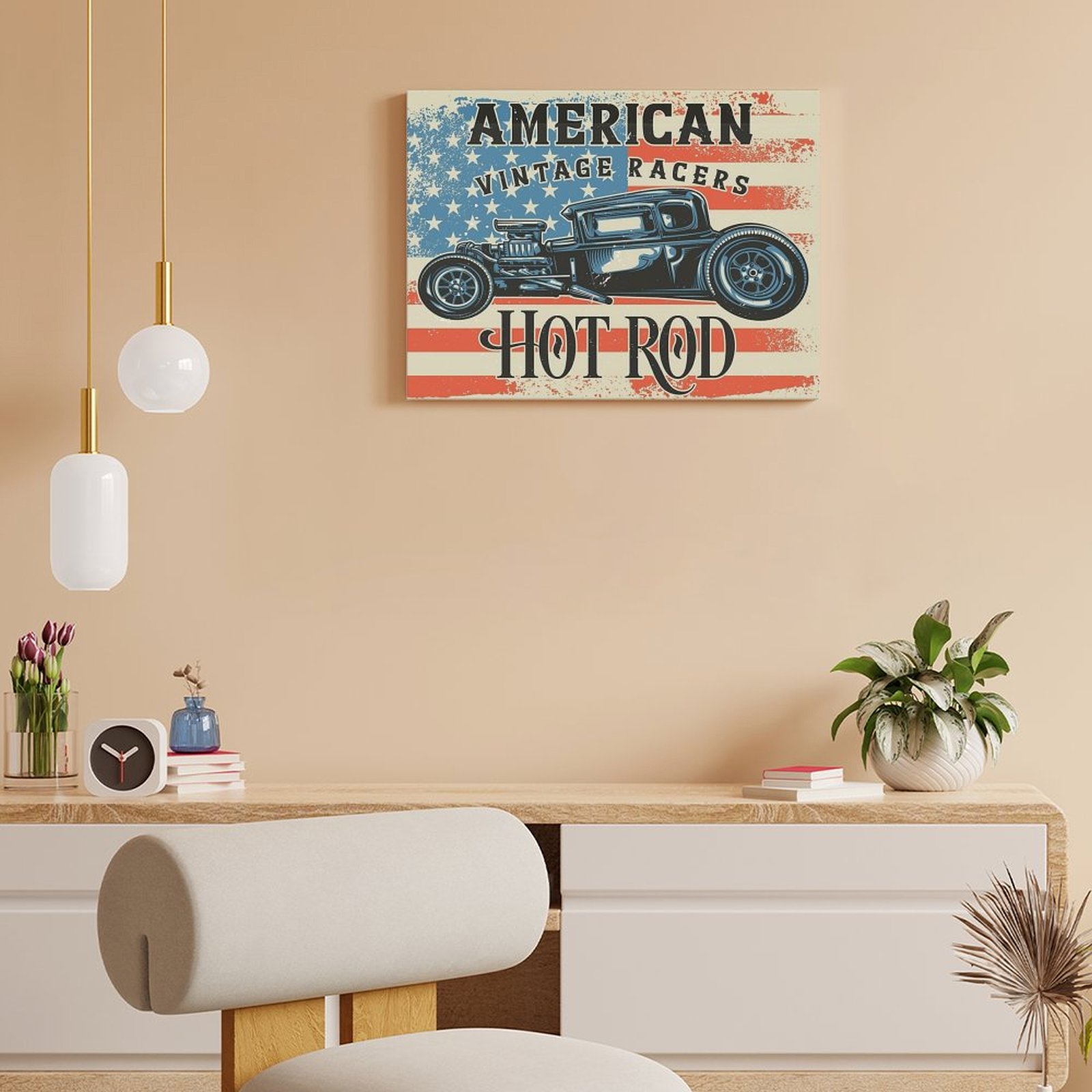 Peinture sur toile américaine  - Home Cinema Wall avis et prix