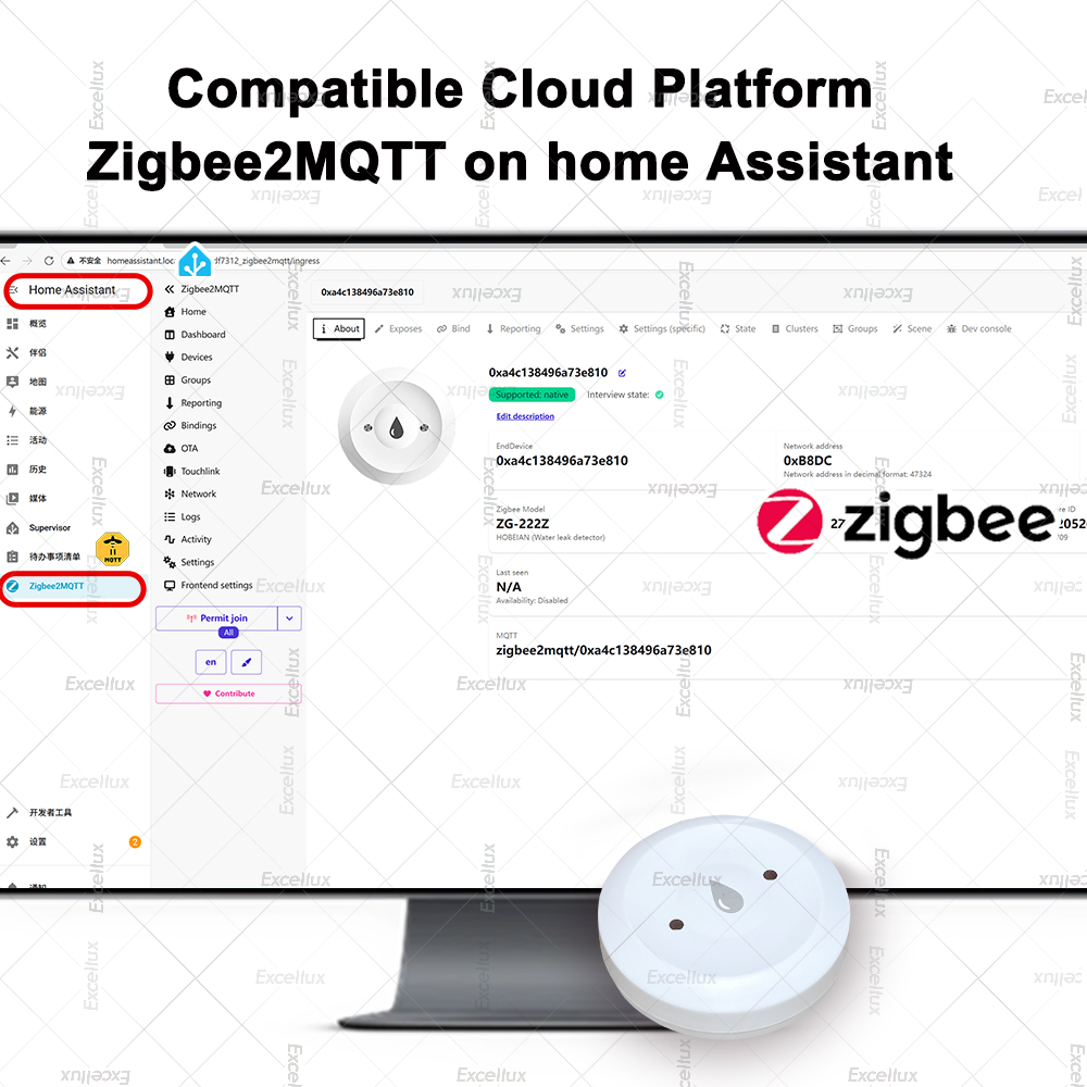 Zigbee – détecteur d'eau, capt - Home Cinema Alexa avis et prix