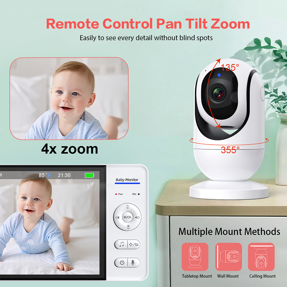 Moniteur vidéo pour bébé, 7 po - Home Cinema Wireless avis et prix
