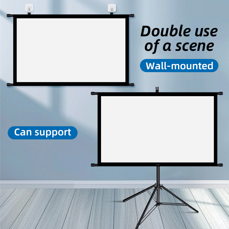 Écran de projecteur avec suppo - Home Cinema Blanc avis et prix