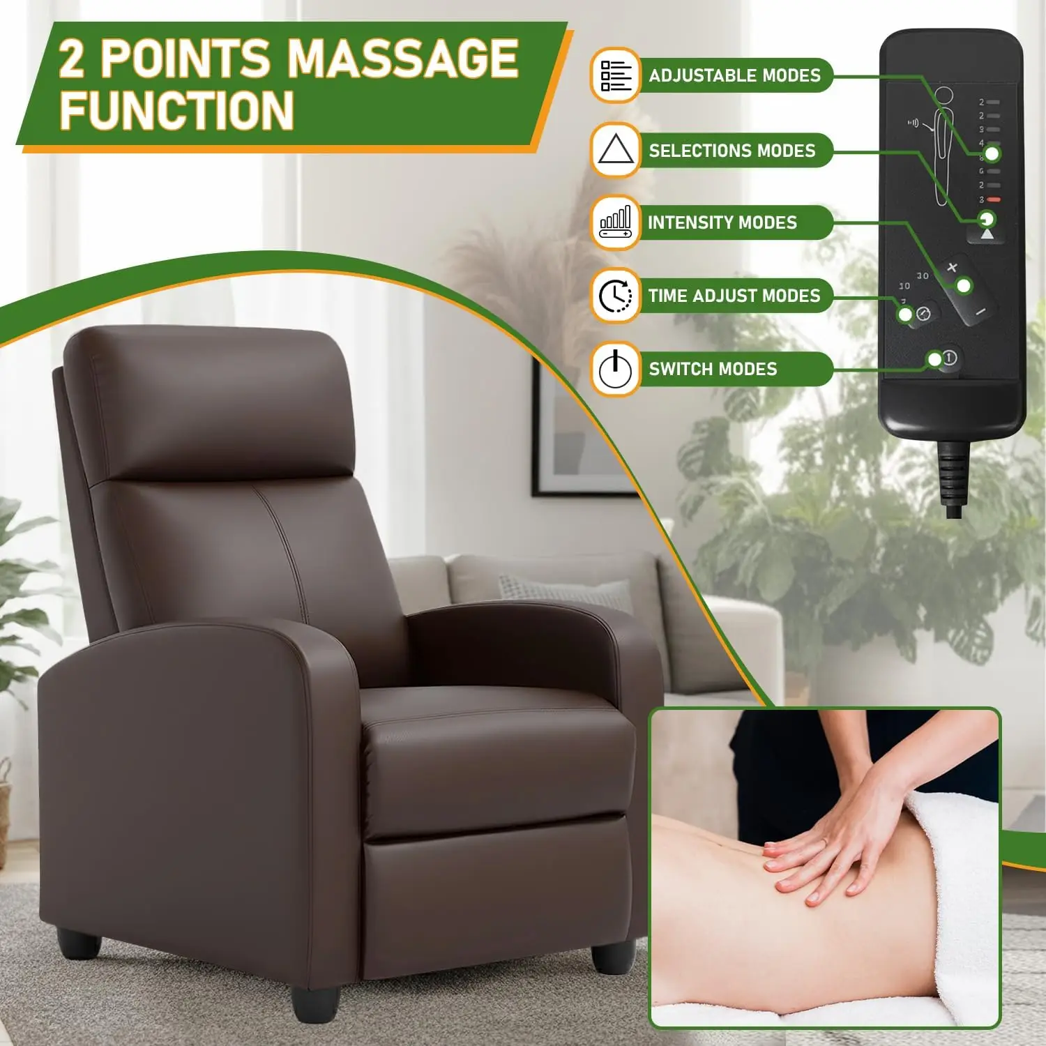 Fauteuil inclinable de massage - Home Cinema Couch avis et prix