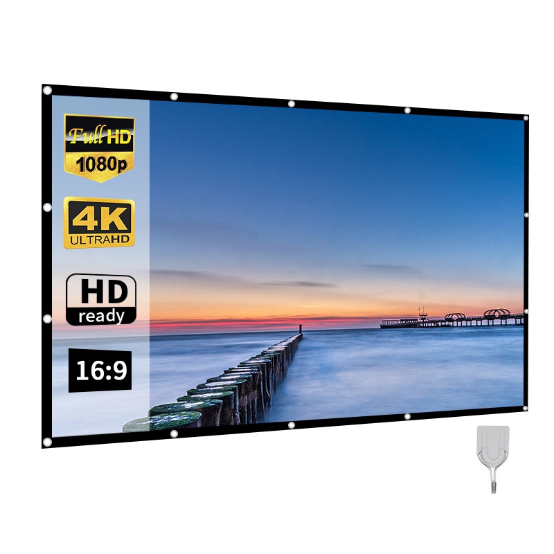 【A28T】 Écran de projecteur por - Home Cinema Blanc avis et prix