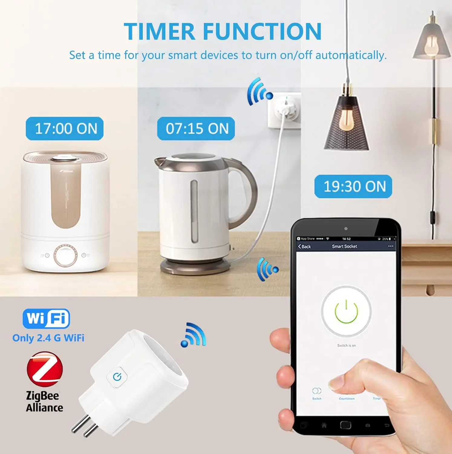 Prise intelligente ZigBee EU 1 - Home Cinema Alexa avis et prix