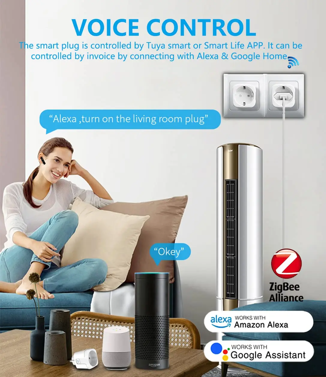 Prise intelligente ZigBee EU 1 - Home Cinema Alexa avis et prix