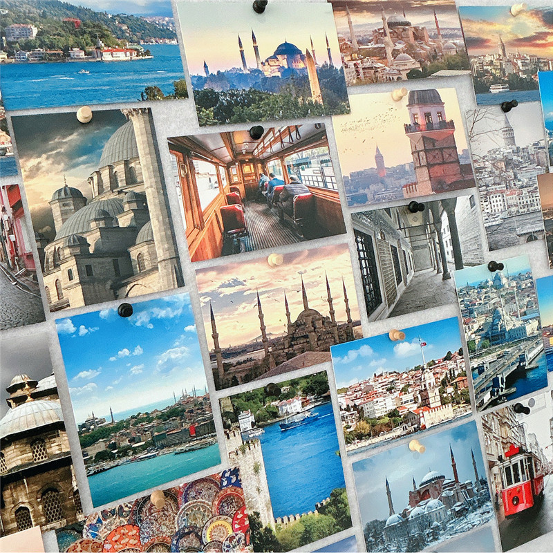 30 pièces 10x14cm voyage paysa - Home Cinema Wall avis et prix