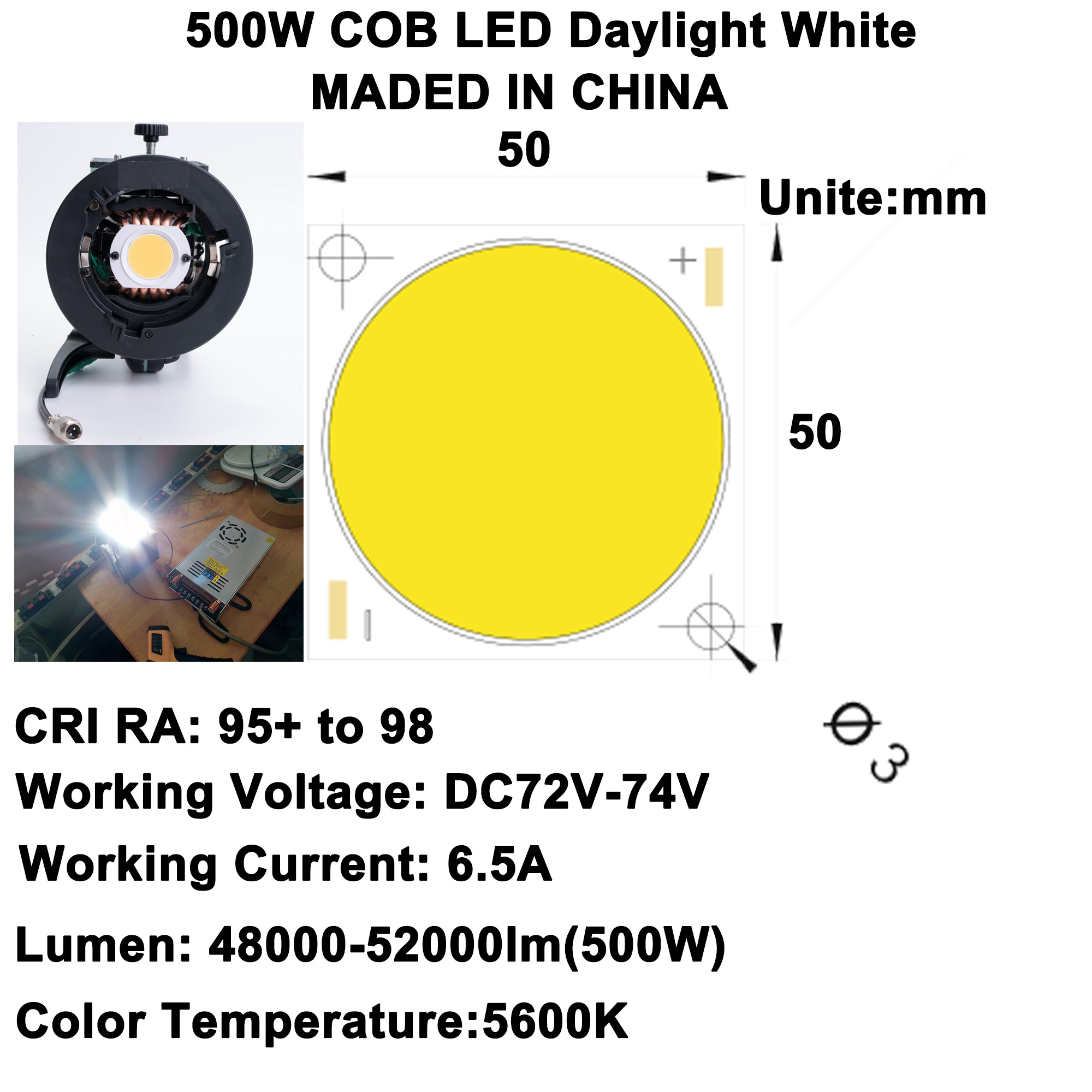 DIY LED U-HOME Haute CRI Ra 97 - Home Cinema Blanc avis et prix