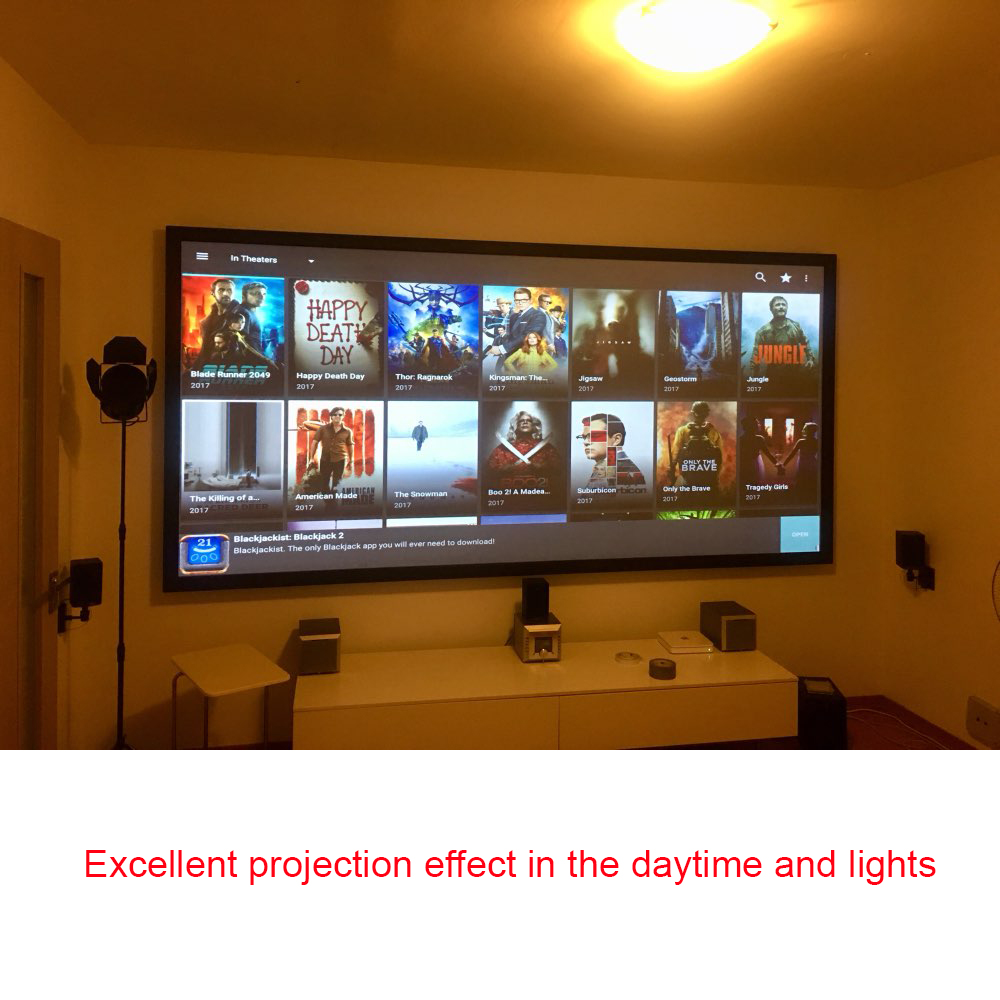 Écran de projecteur Salange, é - Home Cinema Blanc avis et prix