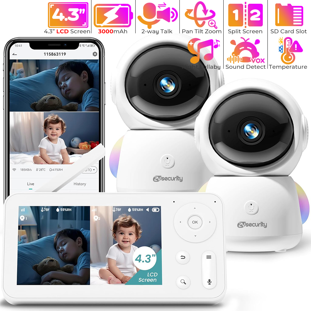 Babyphone 2K avec 2 Caméras et - Home Cinema Wireless avis et prix