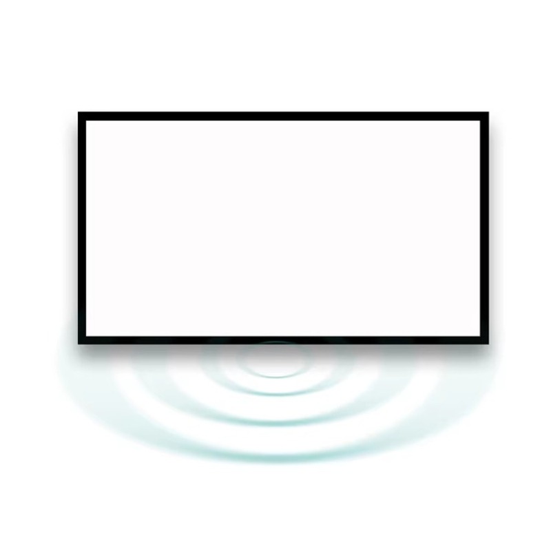 Écran de projection acoustique - Home Cinema Blanc avis et prix